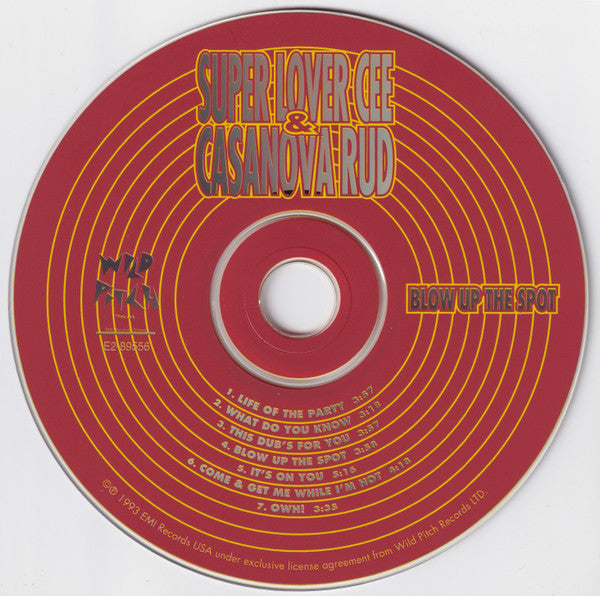 Super Lover Cee & Casanova Rud : Blow Up The Spot (CD, EP)