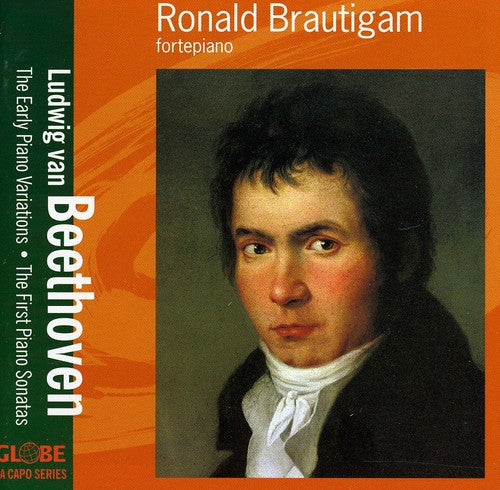 the album cover for Ronald Brautigam - Early Piano Variations / First Piano Sonatas