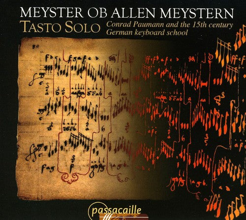 the album cover for Tasto Solo - Meyster Ob Allen Meystern