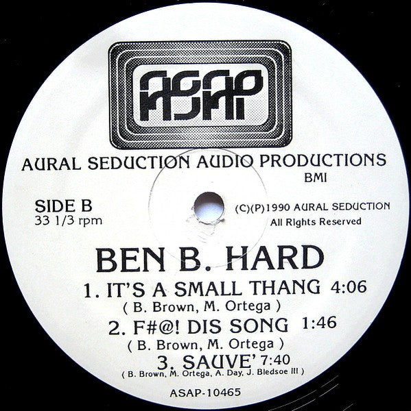 Ben B. Hard : Luvmate (12")