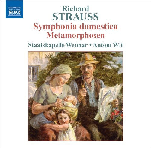 the album cover for Antoni Wit - Symphonia Domestica / Metamorphosen