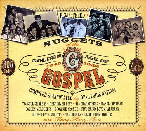 the album cover for Nuggets Of The Golden Age Of Gospel 1945 - Nuggets Of The Golden Age Of Gospel 1945-1958
