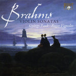 the album cover for J. BRAHMS - Violin Sonatas