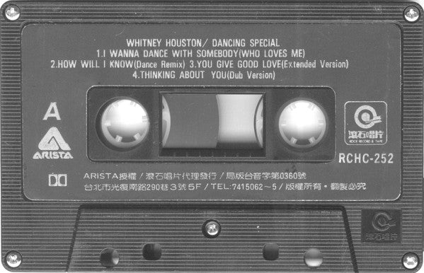 Whitney Houston : Whitney Dancin' Special (Cass, Comp)