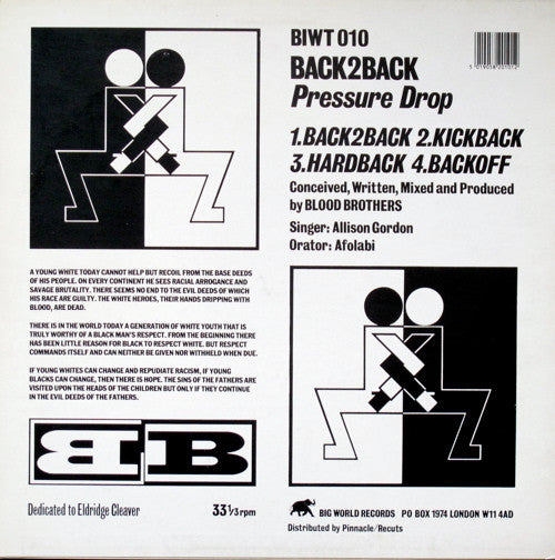 Pressure Drop : Back 2 Back (12")