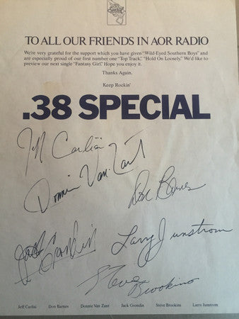 38 Special (2) : Fantasy Girl (12", Promo, Smplr, AOR)