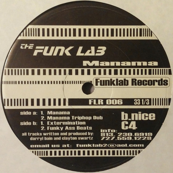 The Funk Lab : Manama (12")