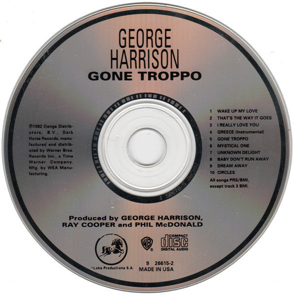 George Harrison : Gone Troppo (CD, Album, RE)