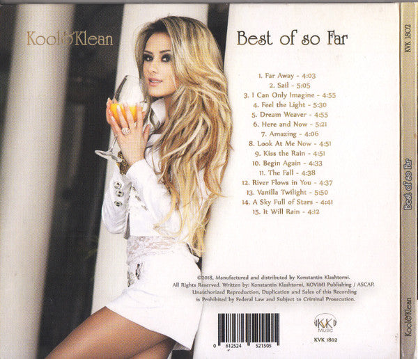 Konstantin Klashtorni : Kool & Klean - Best Of So Far (CD, Comp)