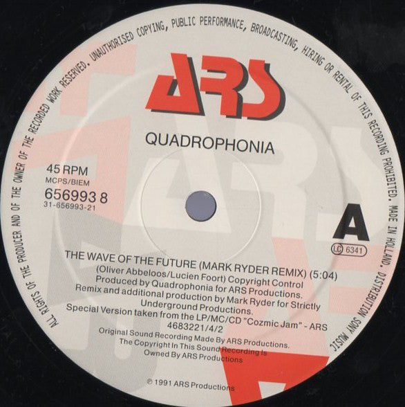 Quadrophonia : The Wave Of The Future (Remix) (12")