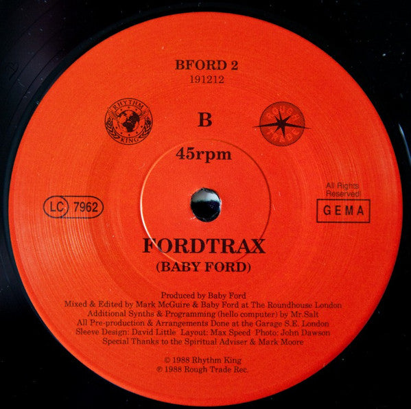 Baby Ford : Chikki Chikki Ahh Ahh (12")