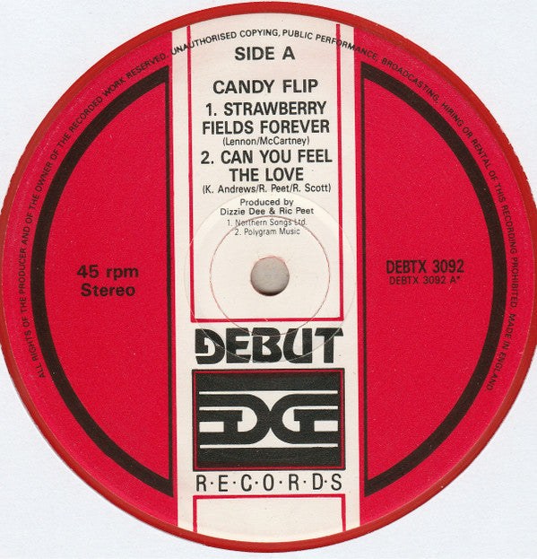 Candy Flip : Strawberry Fields Forever (12", Single, Ltd, Str)