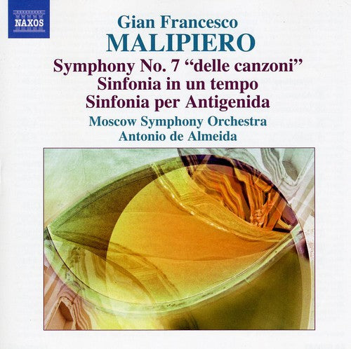 the album cover for Antonio De Almeida - Symphonies 4 No 7