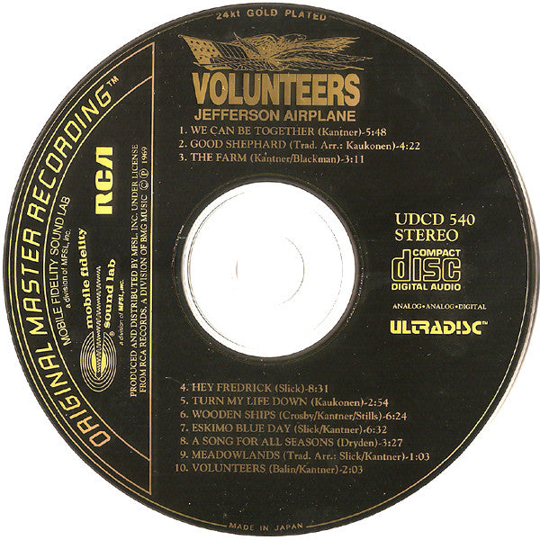 Jefferson Airplane : Volunteers (CD, Album, RE, RM)