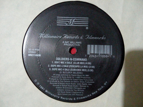 Soldiers-N-Command : Dope Mic 4 Sale (12")