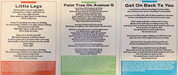 Summer Salt : Avenue G (7", EP, Pin)