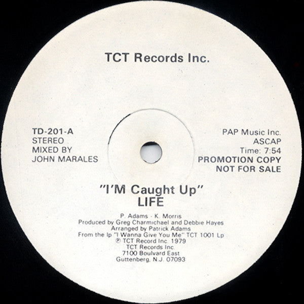 Life* : I'm Caught Up (12", Promo)
