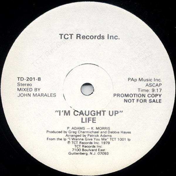 Life* : I'm Caught Up (12", Promo)