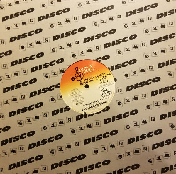 Fat Larry's Band : Lookin' For Love (12", Promo, RE)