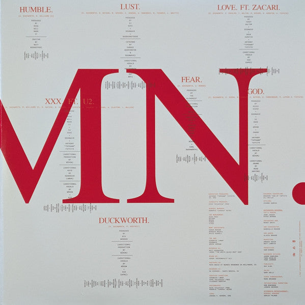 Kendrick Lamar : Damn. (2xLP, Album, Ltd, RE, RP, Gre)