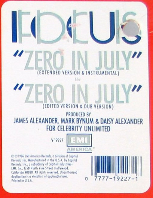 Focus (8) : Zero In July (12")