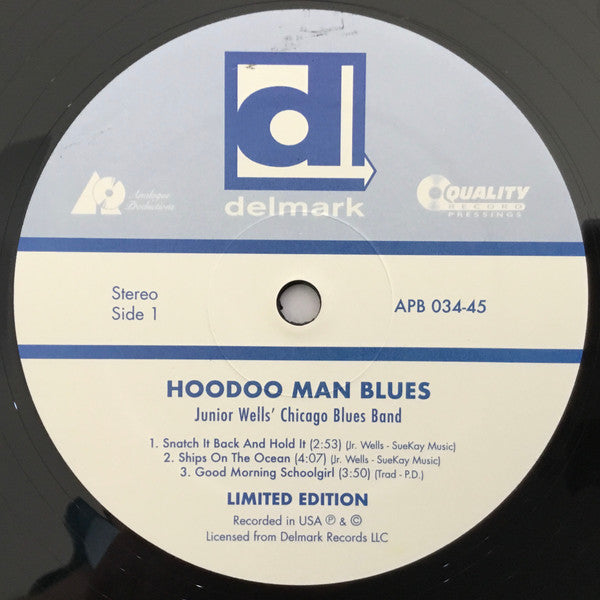 Junior Wells' Chicago Blues Band : Hoodoo Man Blues (2xLP, Album, RE, RP, 180)