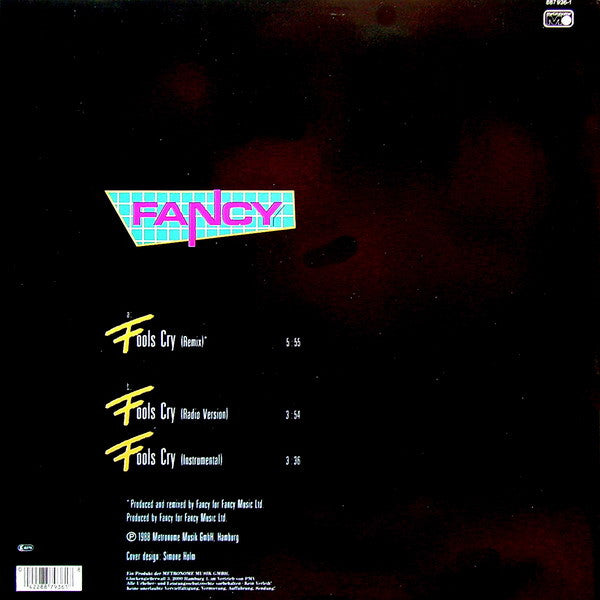 Fancy : Fools Cry (Remix) (12", Maxi)