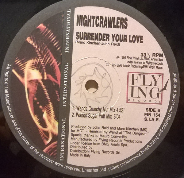 Nightcrawlers : Surrender Your Love (12")