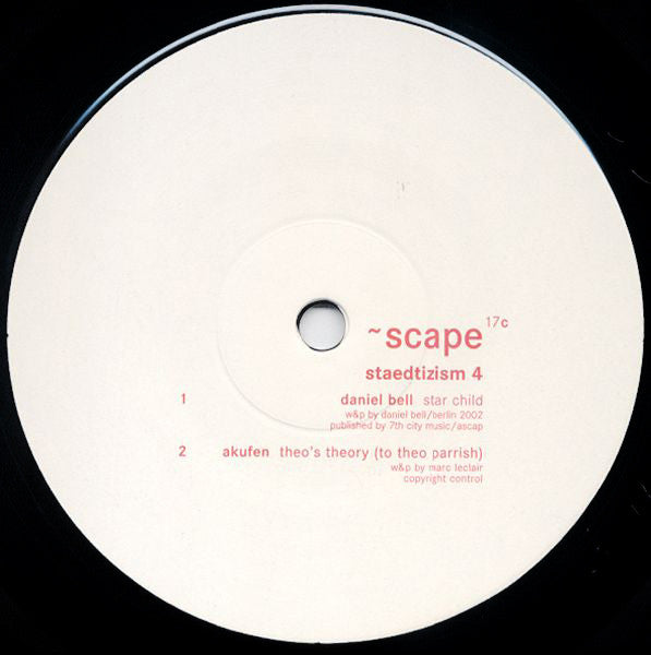 Various : Staedtizism 4 (2xLP, Comp)