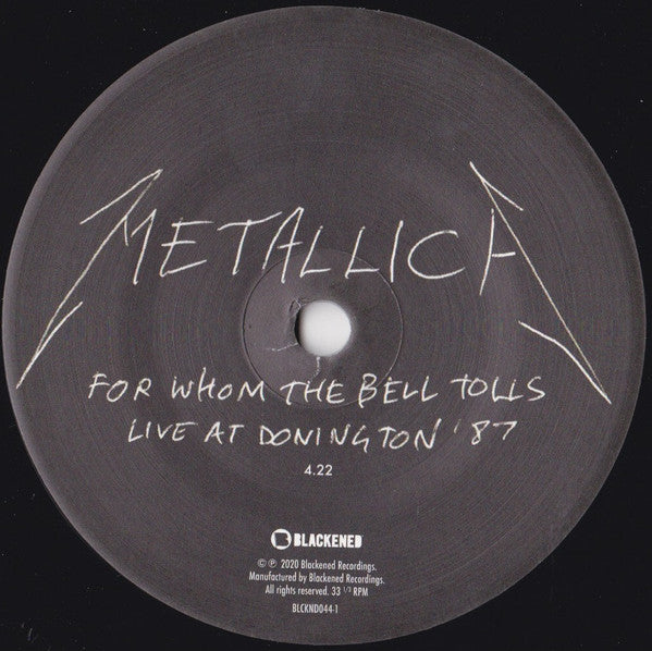 Metallica : Live At Donington '87 (7", Club, Ltd, Num)