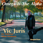 the album cover for Vic Juris - Omega Is the Alpha