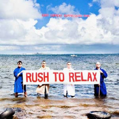 the album cover for Eddy Current Suppression Ring - Rush to Relax