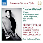 the album cover for Nicolas Altstaedt - French Cello Sonatas
