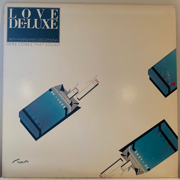 Love De-Luxe With Hawkshaw's Discophonia : Here Comes That Sound (LP, Album, Win)