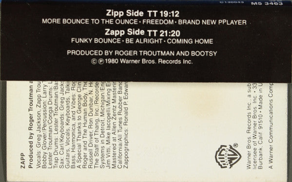 Zapp : Zapp (Cass, Album, Club)