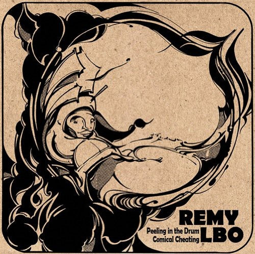 the album cover for REMY LBO - Peeling In The Drum/Comical Cheating