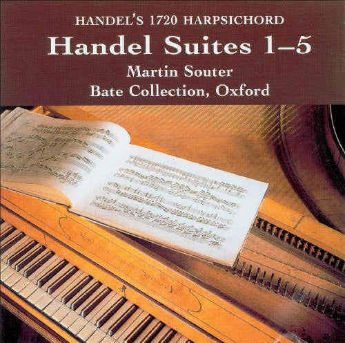 the album cover for Martin Souter - Handel Suites