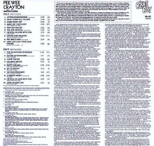 Pee Wee Crayton - After Hours Boogie (Vinilo)