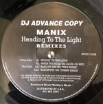 Manix : Heading To The Light (Remixes) (12", Promo)