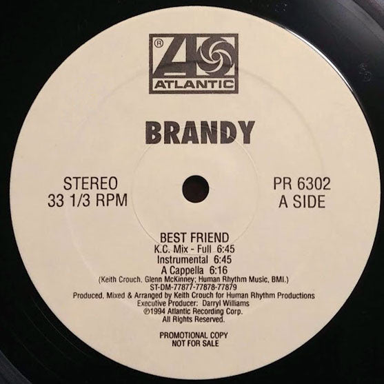 Brandy (2) : Best Friend (12", Promo)