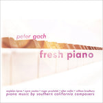 the album cover for Peter Gach - Fresh Piano