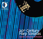 the album cover for Sarah Schuster Ericsson - 20th Century Harp Sonatas