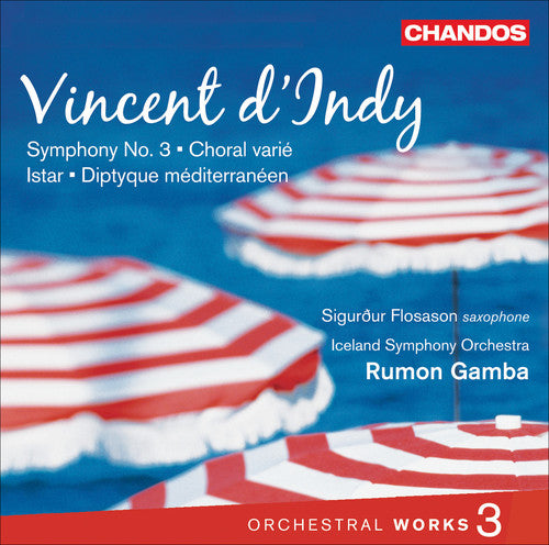 the album cover for Rumon Gamba - Orchestral Works 3