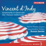 the album cover for Rumon Gamba - Orchestral Works 3