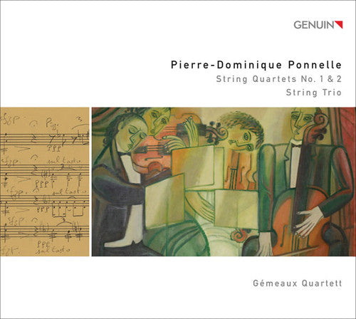 the album cover for Gemeaux Quartett - String Quartets Nos 1 & 2 / String Trio
