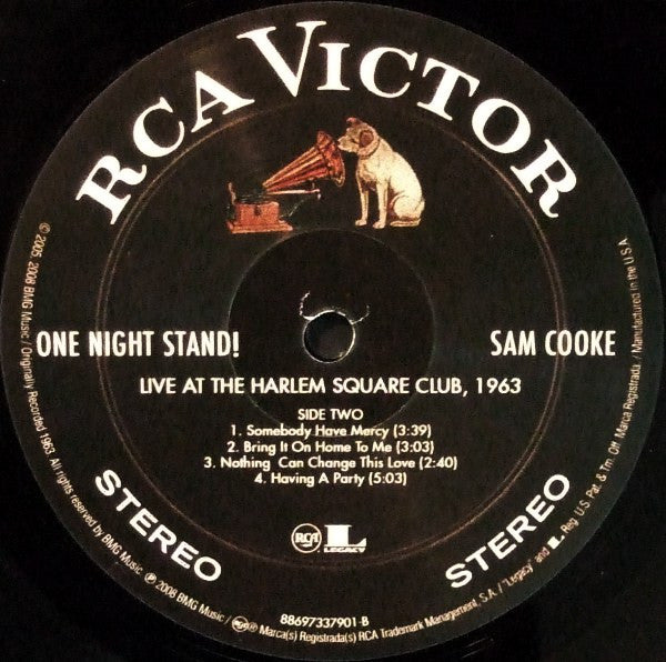 Sam Cooke : One Night Stand! At The Harlem Square Club (LP, RE, RM)