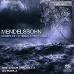 the album cover for Mendelssohn-Felix Bartholdy / Markiz - Complete String Symphonies