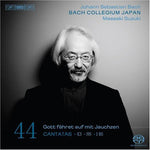 the album cover for Bach Collegium Japan - Cantatas 44