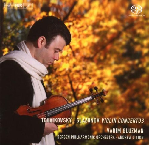 the album cover for Bergen Philharmonic Orchestra - Violin Concerto in A minor Op 82