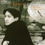 the album cover for Freddy Kempf - 12 Etudes Op 10 / 12 Etudes Op 25